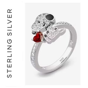 🌟 S925 Sterling Silver Snoop Diamond Ring